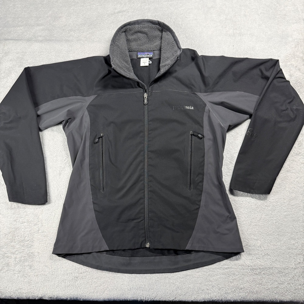 Patagonia Womens Core Skin Softshell Jacket Black Gray 84975 S5 Small